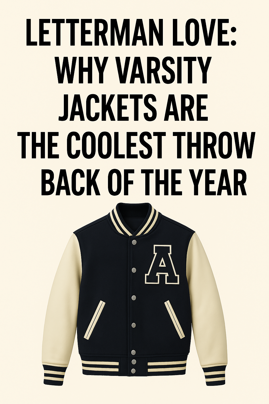 Letterman Love: Why Varsity Jackets Are the Coolest Throwback of the Year